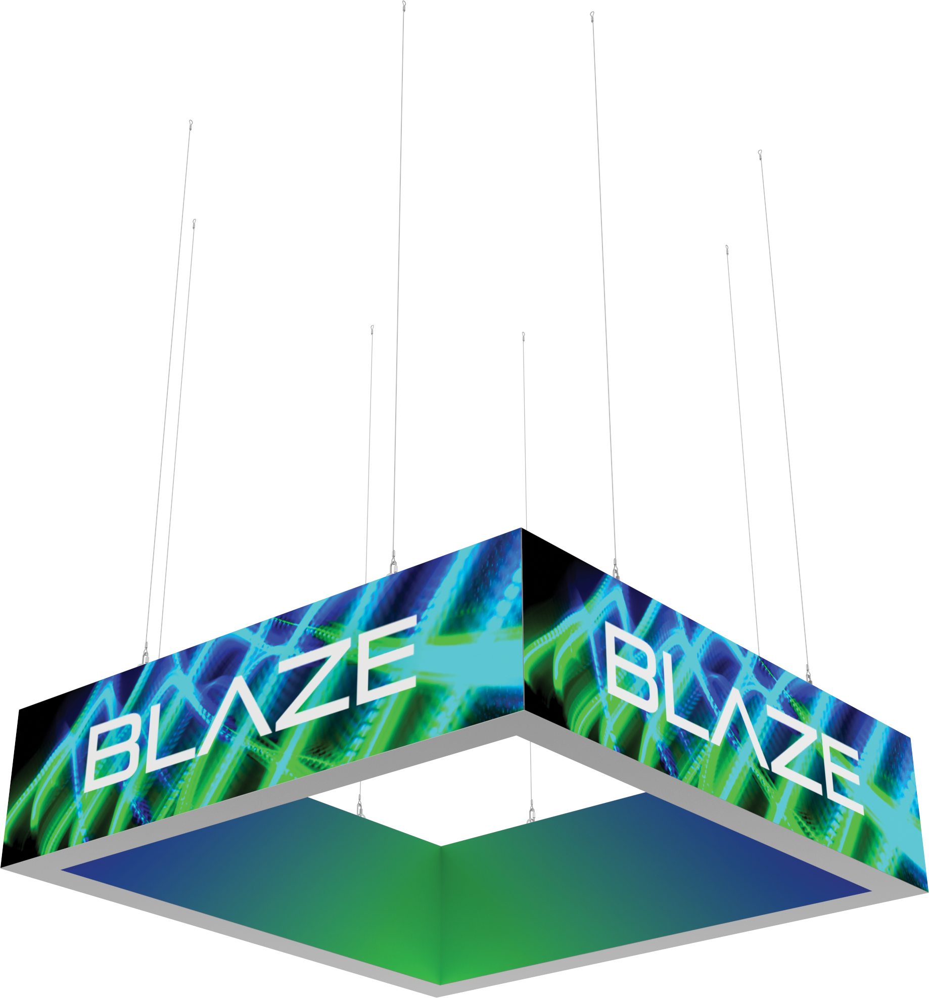 Blaze Light Box - Hanging Square 0802