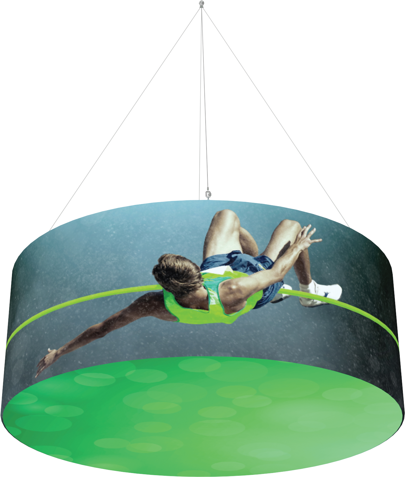 8 X 3Ft Backlit Ring Hanging Structure