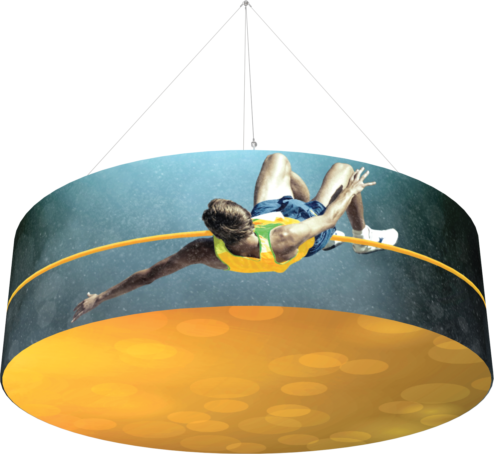 10 X 3Ft Backlit Ring Hanging Structure