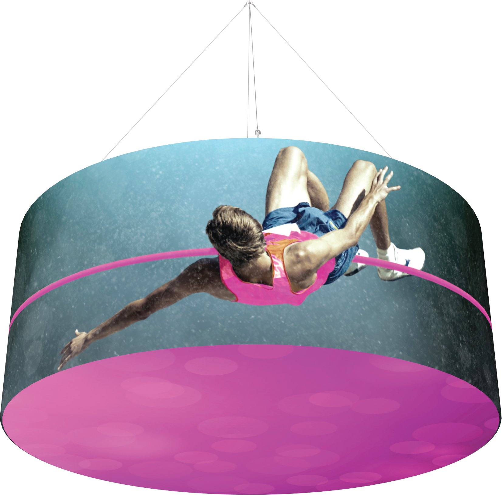 10 X 4Ft Backlit Ring Hanging Structure