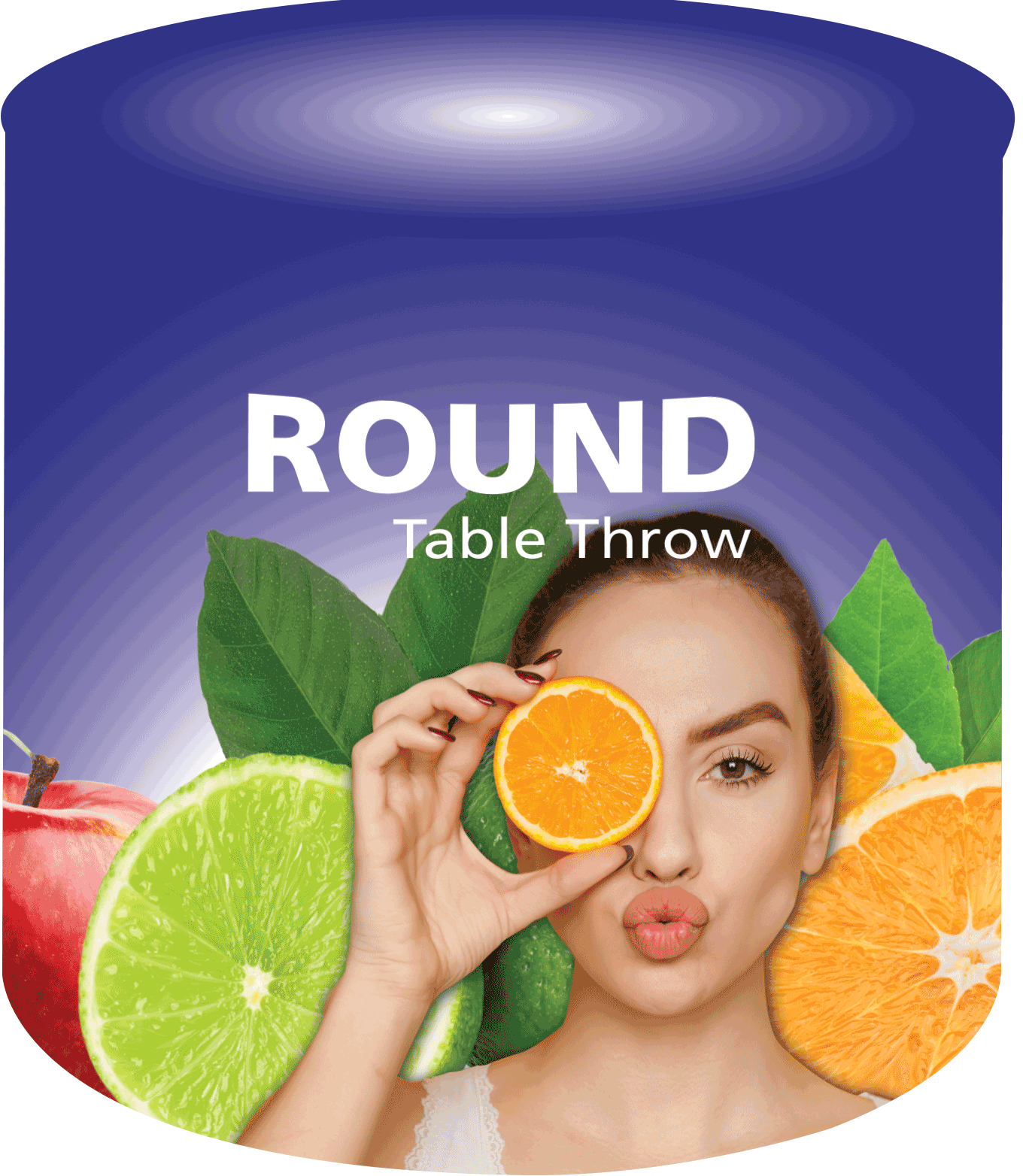 Round Premium Dye Sub Table Throw