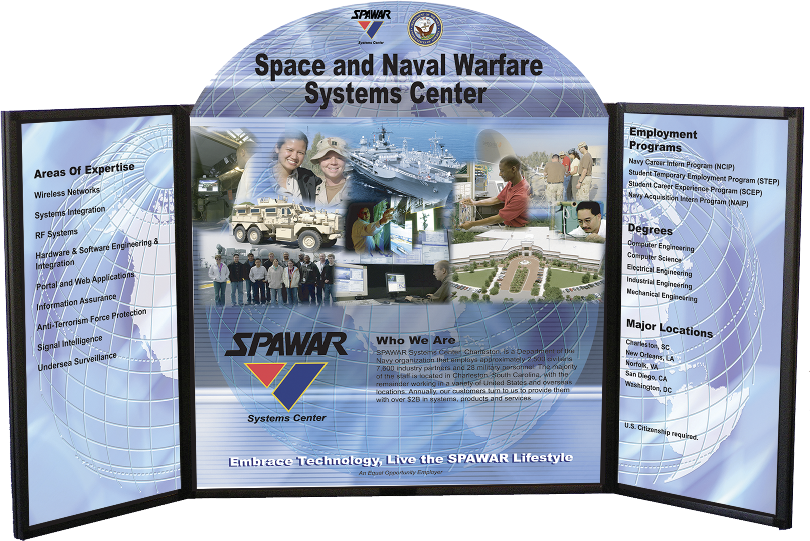 Voyager Maxi Folding Panel Display