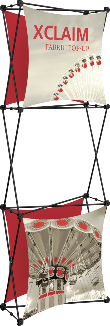 Xclaim 2.5ft Fabric Popup Display Kit 03
