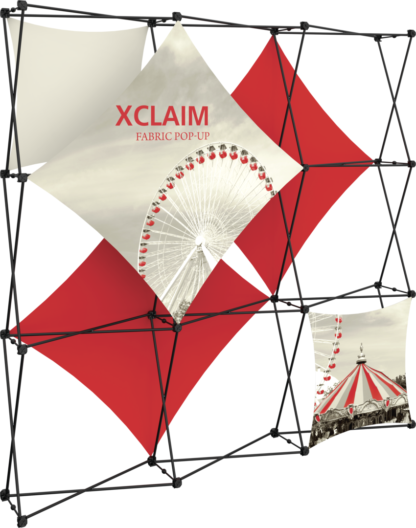 Xclaim 8ft Fabric Popup Display Kit 02